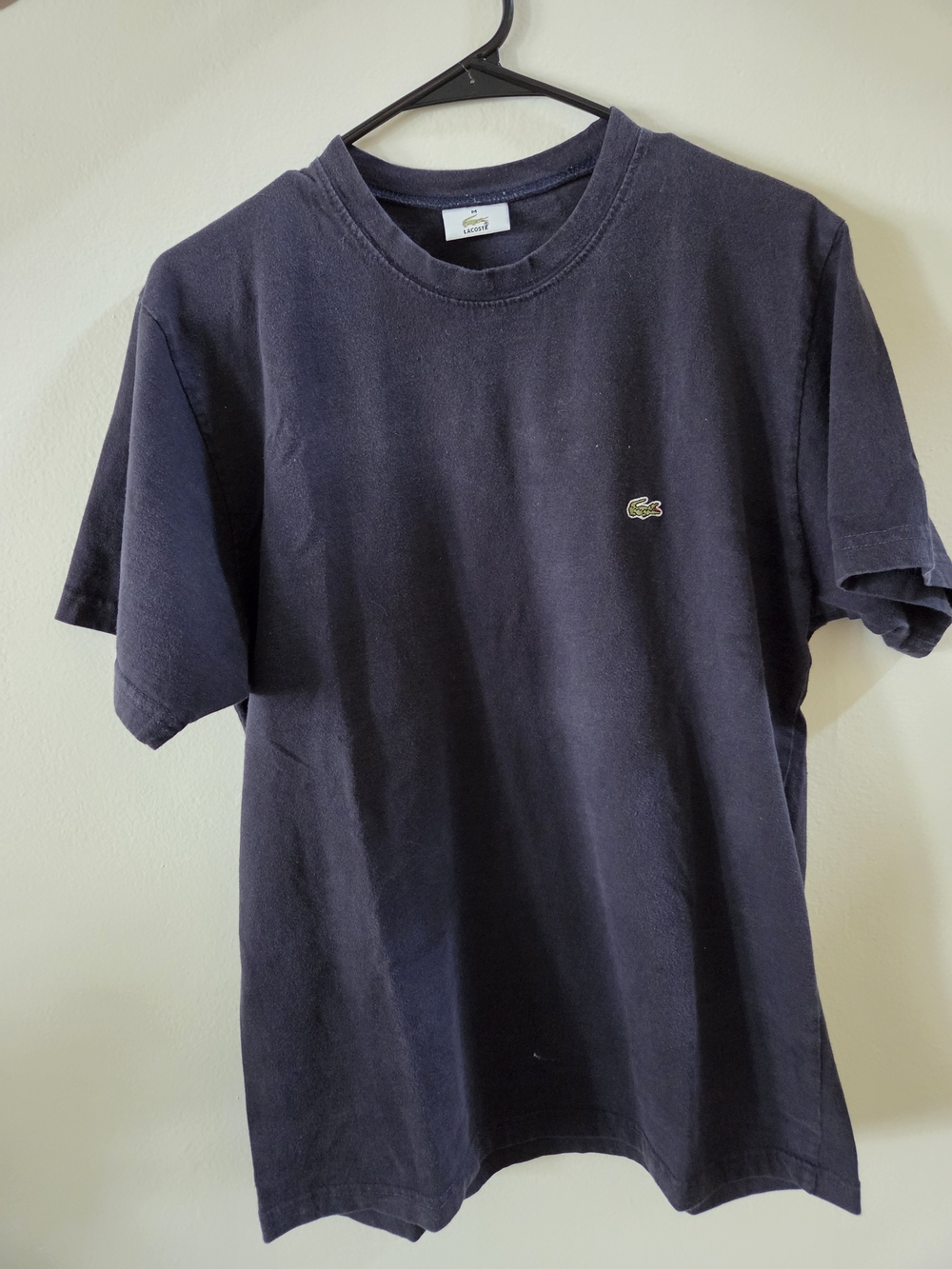 Lacoste Black Short Sleeve Crewneck Tee